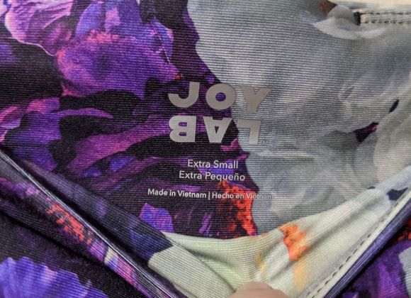 🌸NWOT JoyLab Highrise Floral Mesh Leggings - Picture 5 of 7